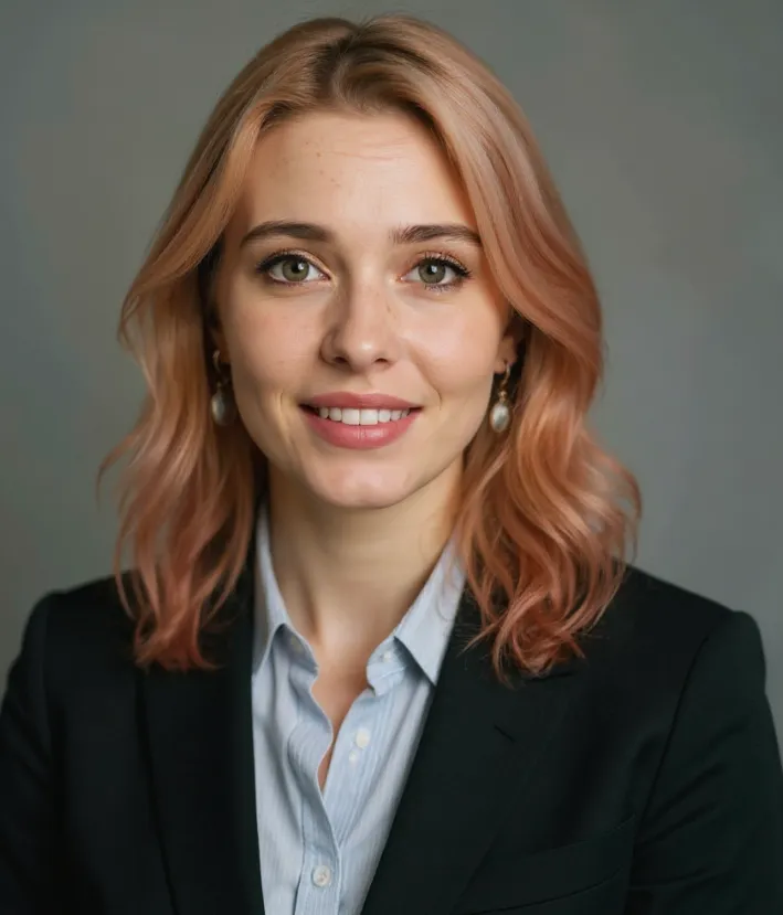 Creative professional headshot