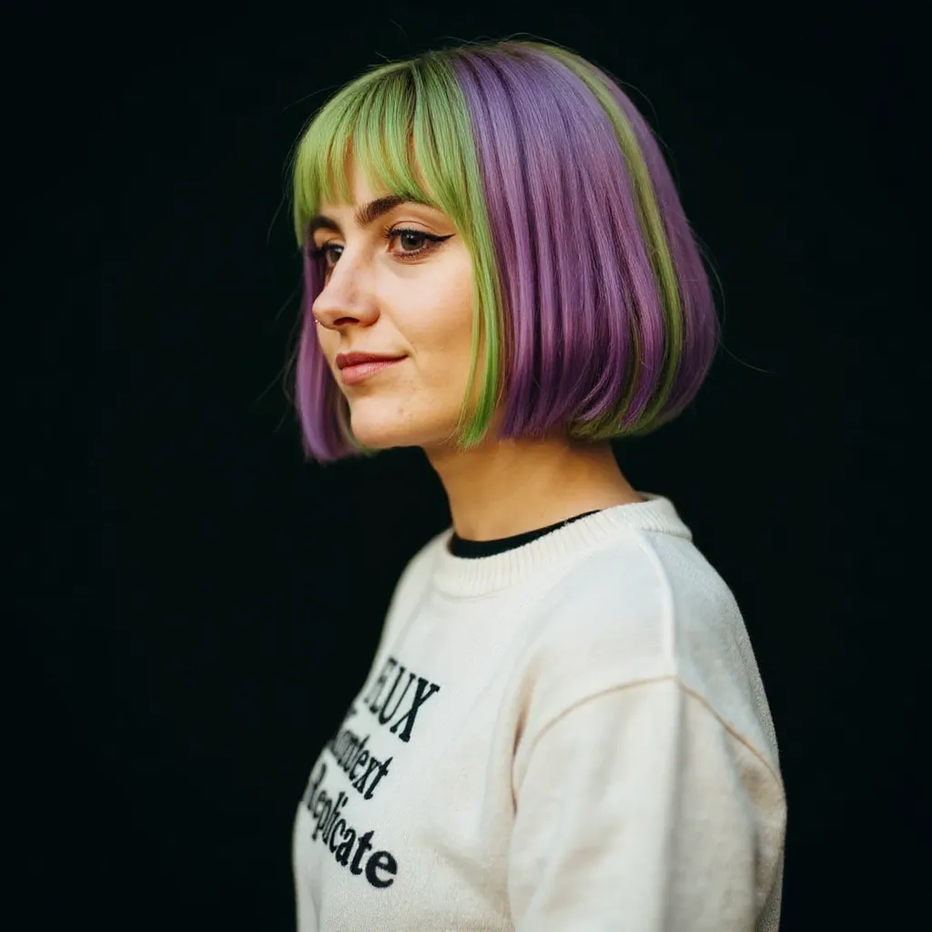 Minimalist portrait series